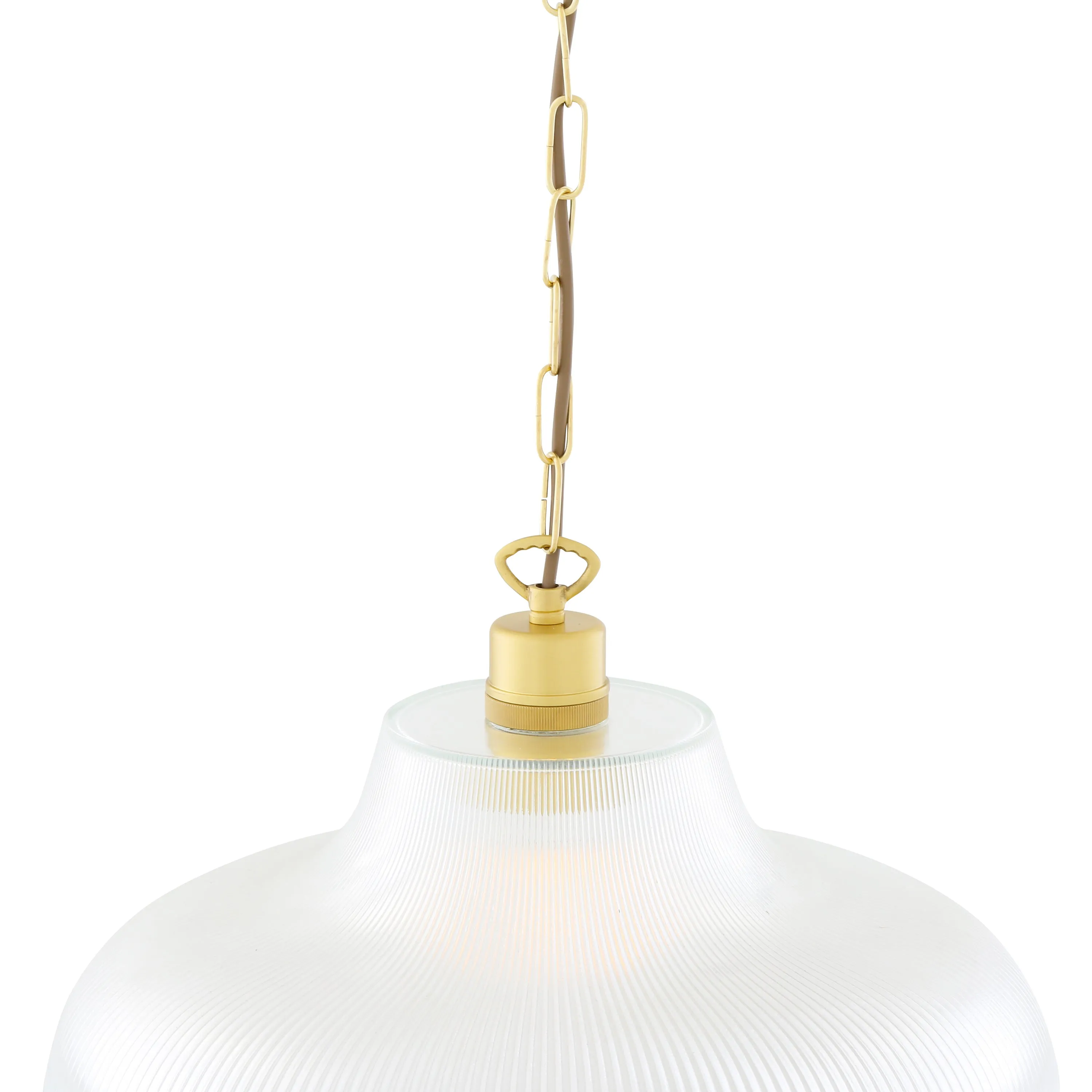 London Prismatic Railway Glass Pendant Light