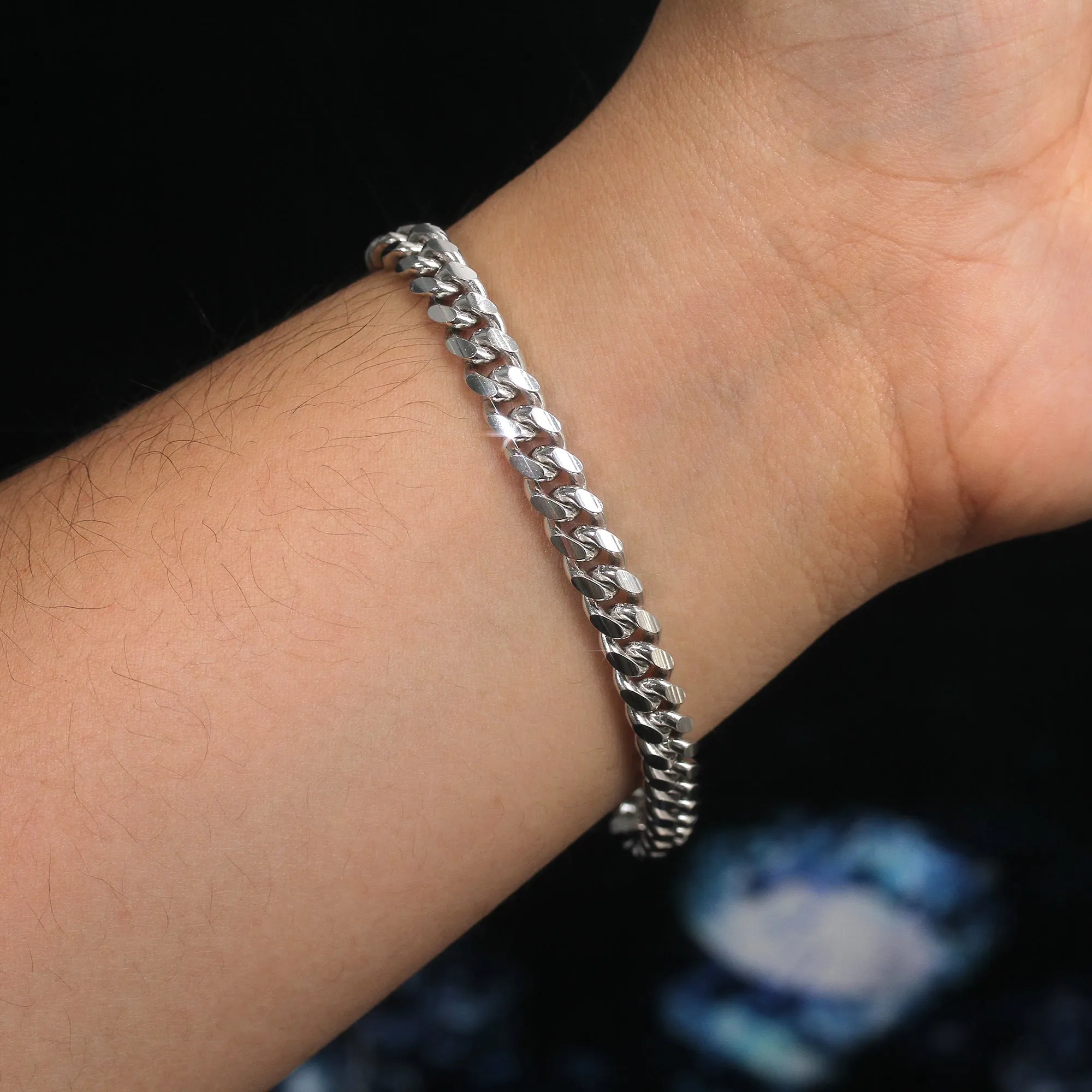 Luxe Cuban Curb Chain Bracelet