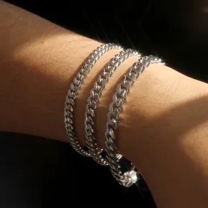 Luxe Cuban Curb Chain Bracelet