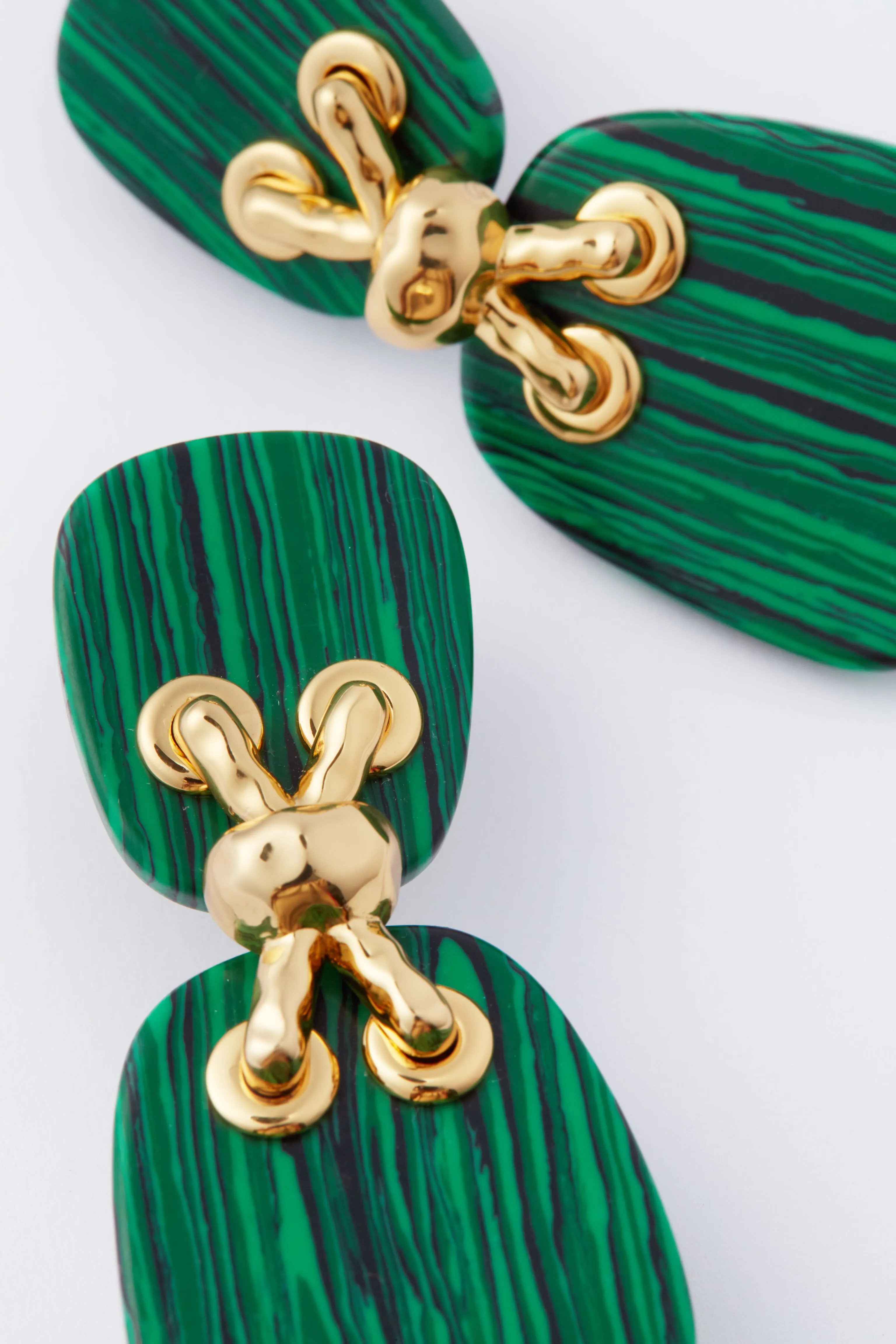 Malachite Townes Earrings