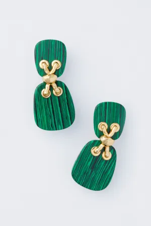 Malachite Townes Earrings