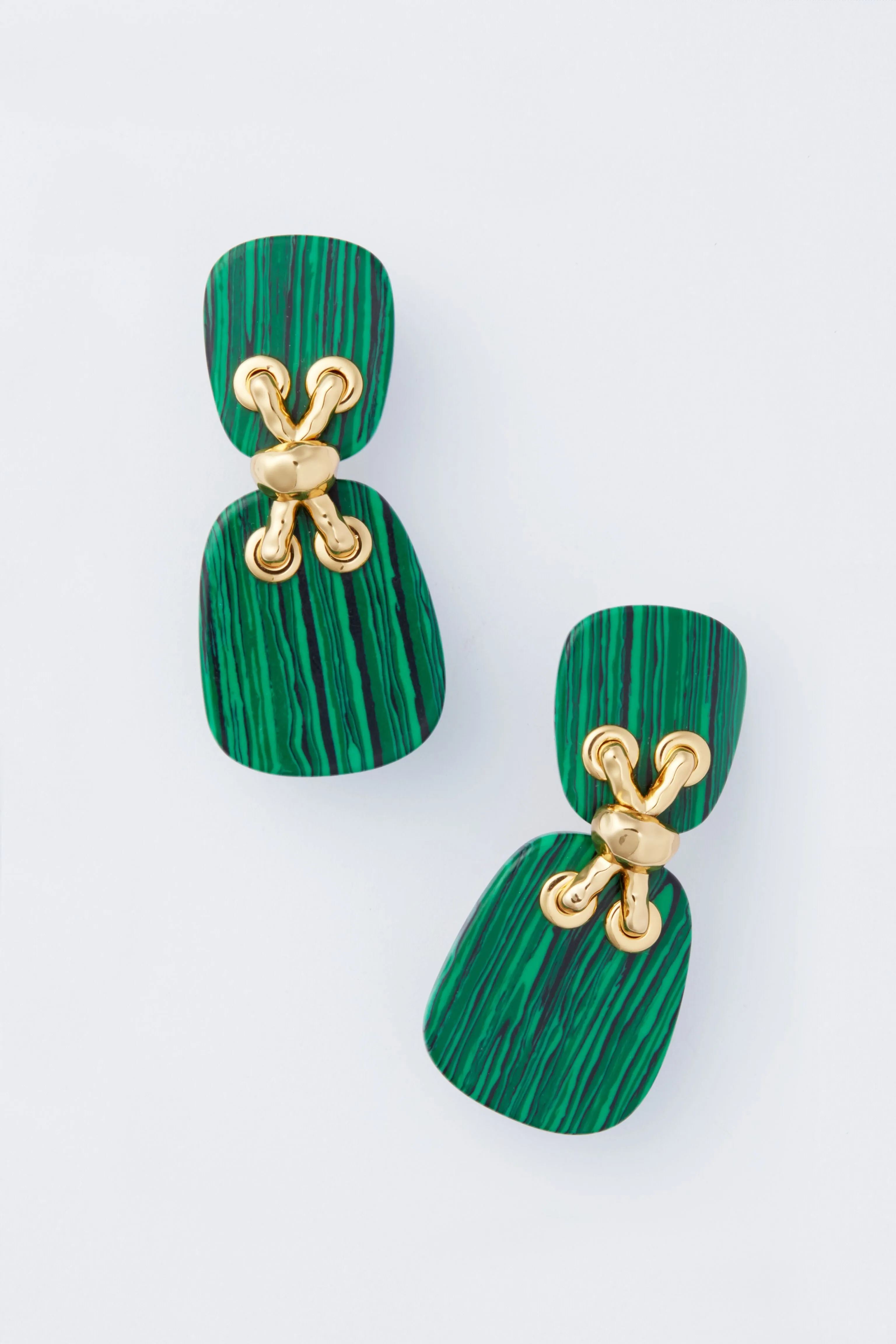 Malachite Townes Earrings