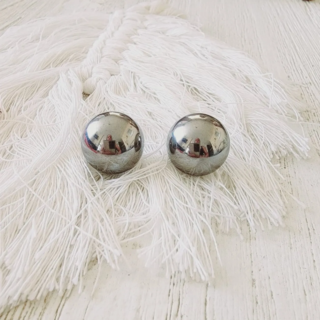 Miss Dottie Silver Earrings