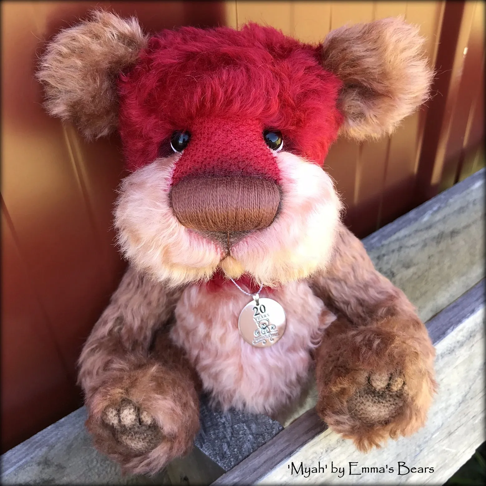 Myah - 20 Years of Emma's Bears Commemorative Teddy - OOAK in a series