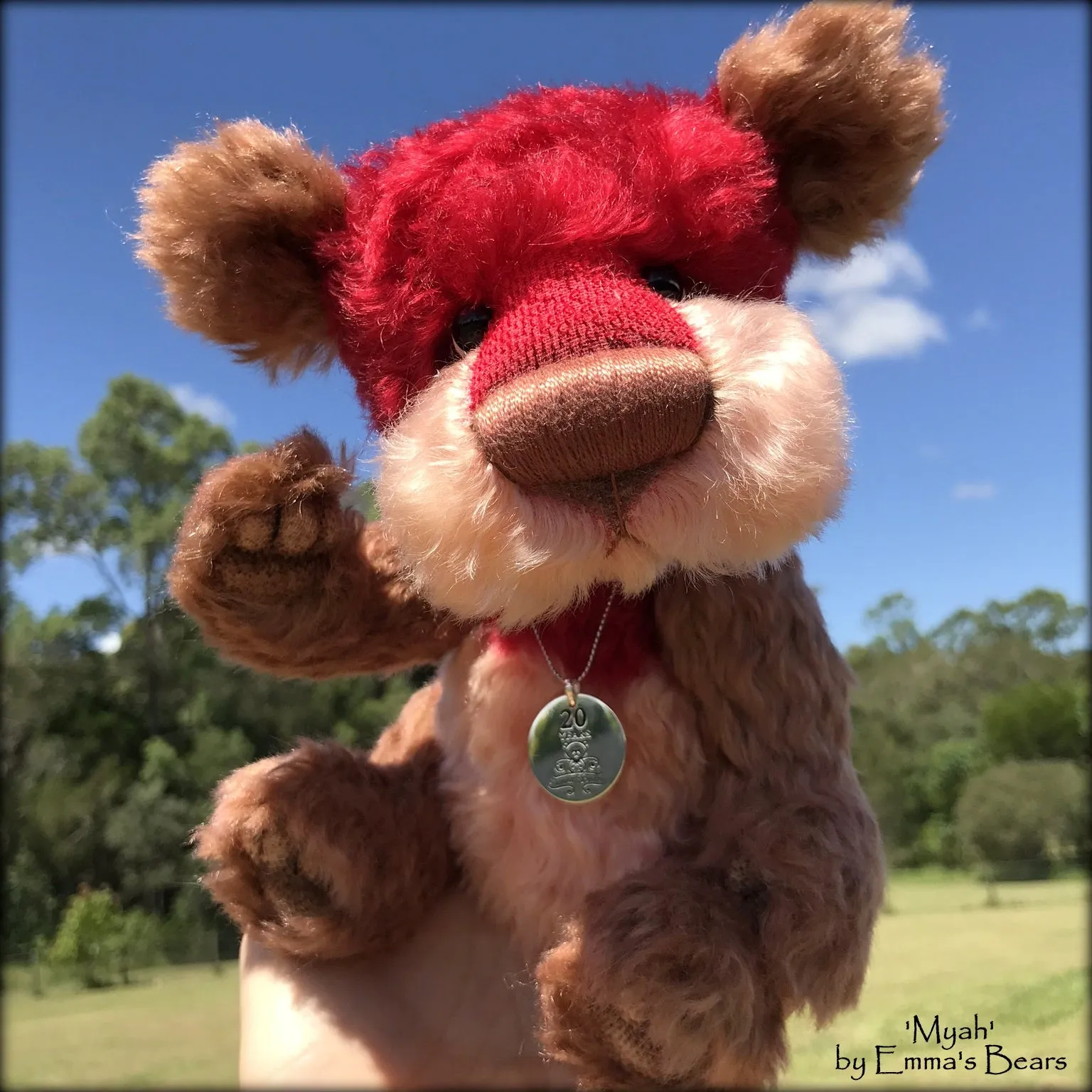 Myah - 20 Years of Emma's Bears Commemorative Teddy - OOAK in a series