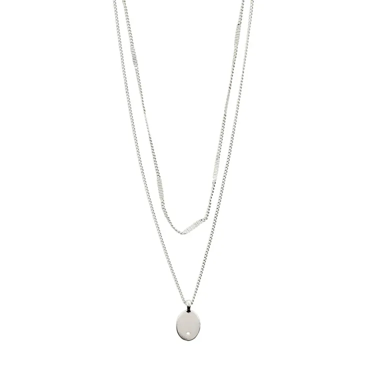 Pilgrim Jewellery Julietta Necklace in Gold or Silver Plated Crystal