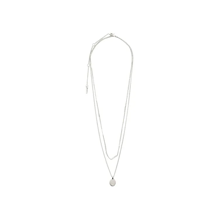 Pilgrim Jewellery Julietta Necklace in Gold or Silver Plated Crystal