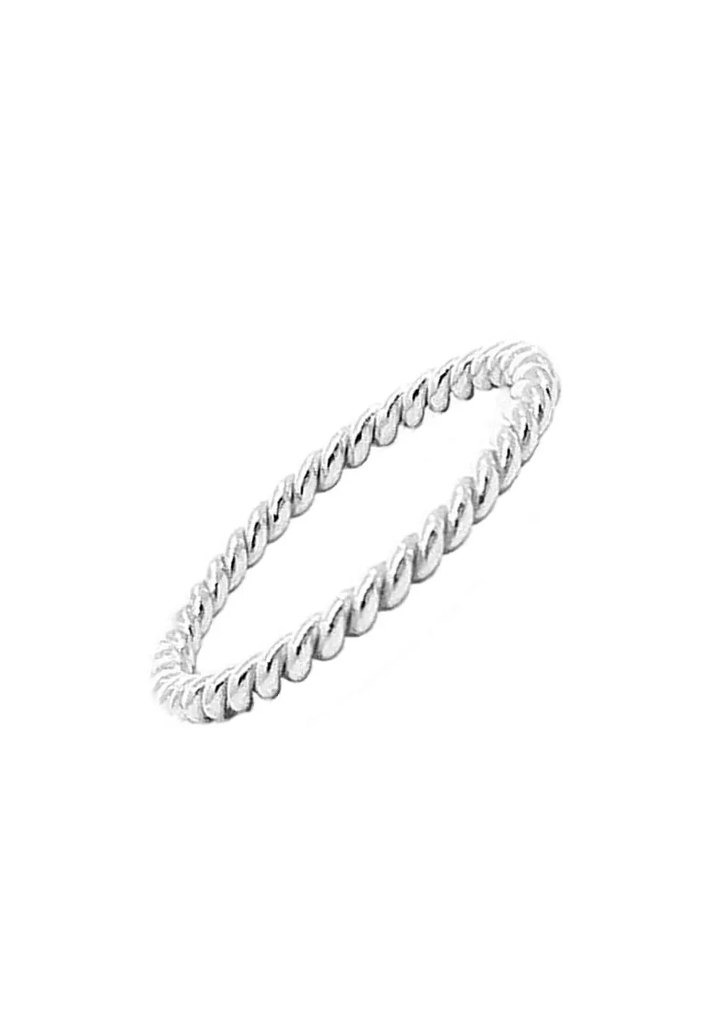 Sethi Couture 18K White Gold Twisted Rope Band