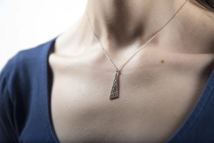 Small Flare Pendant - Sterling Silver – Miriam Wade