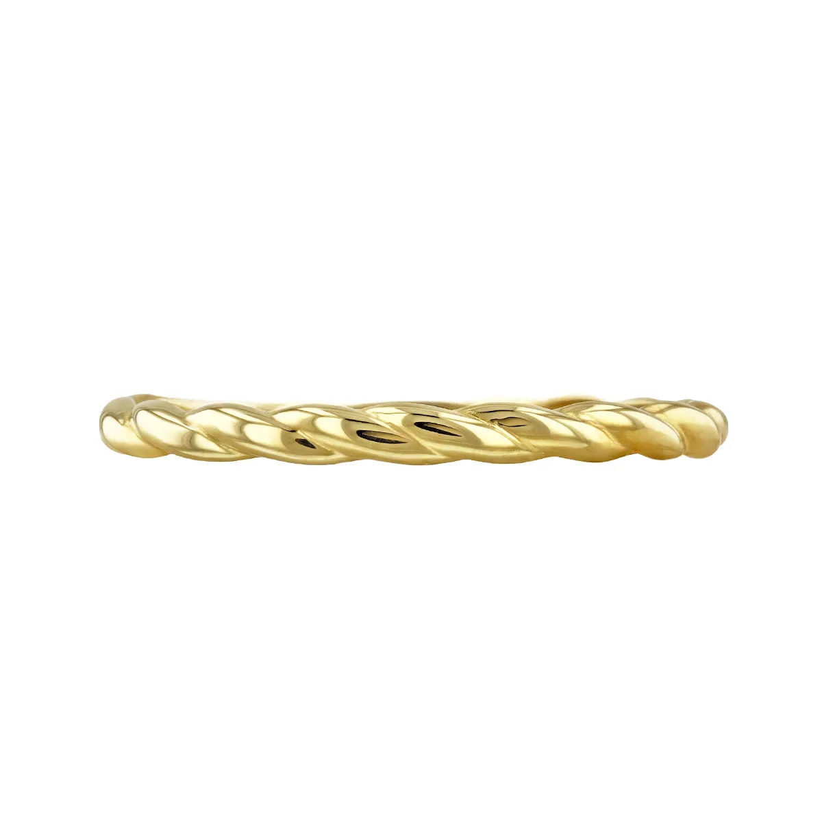 Soleil Collection Fine Twist Ring | 9K Solid Yellow Gold