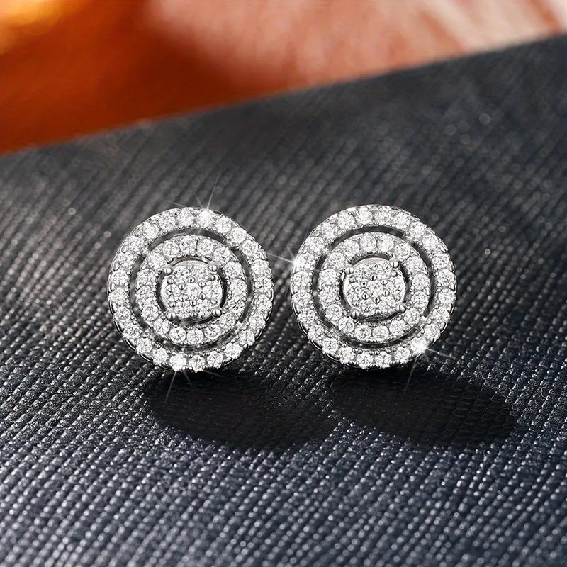 Special Party Stud Shiny Earrings