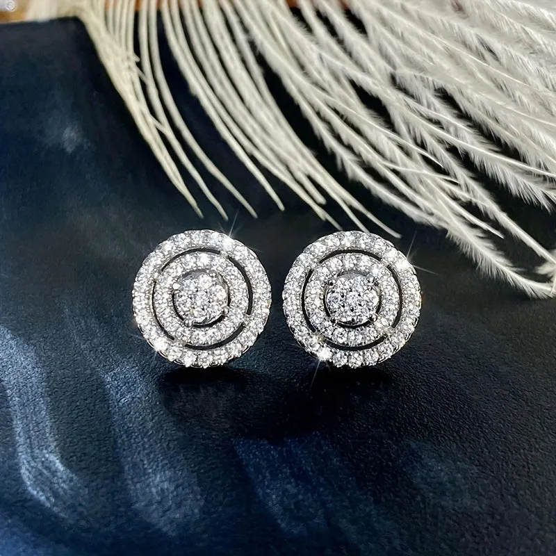 Special Party Stud Shiny Earrings