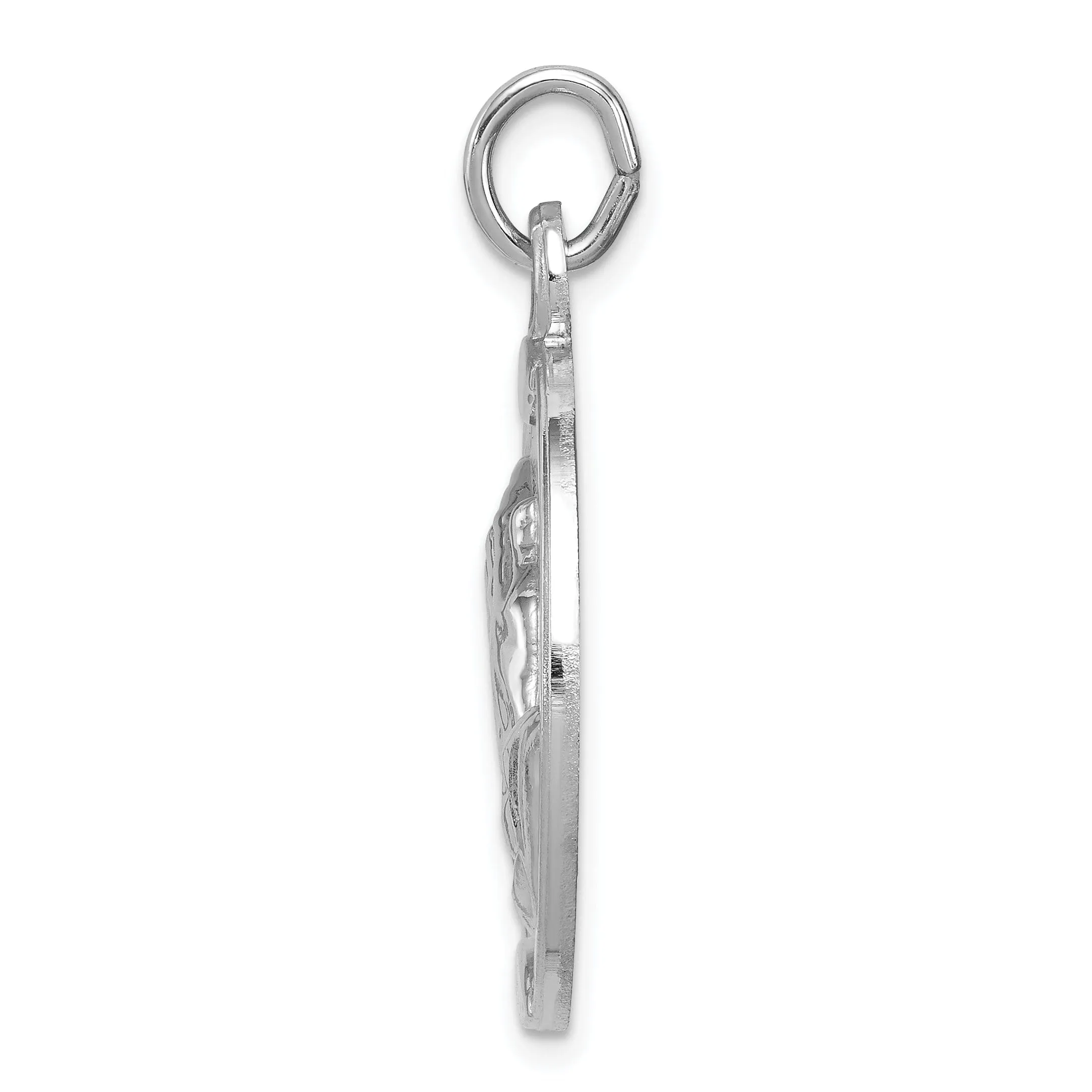 Sterling Silver Praying Hands Medal