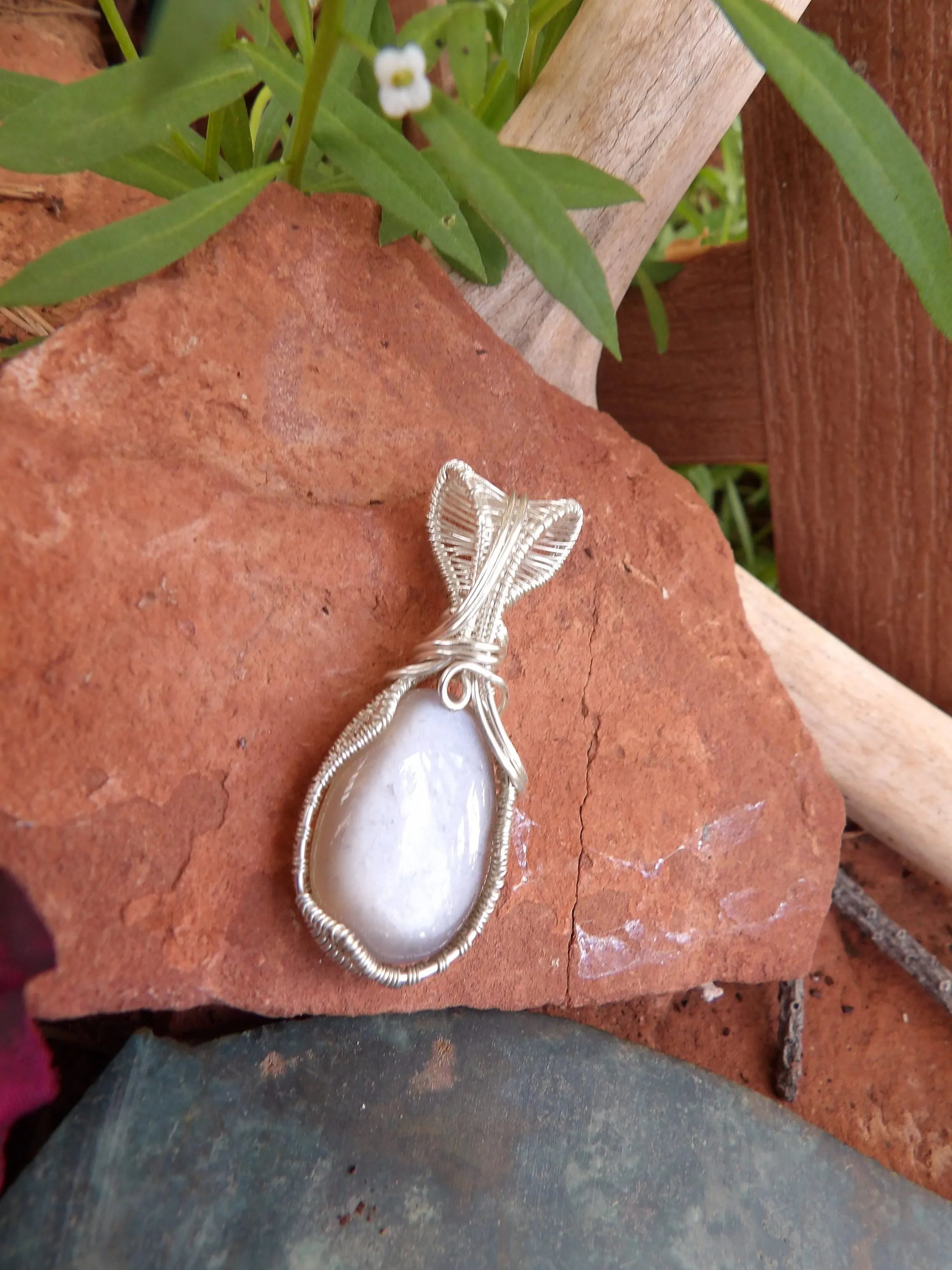 Stunning Moonstone In Sterling Silver