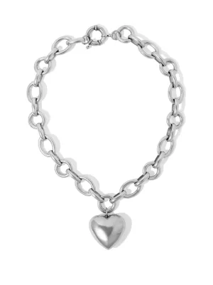 The Penelope Heart Necklace - Silver