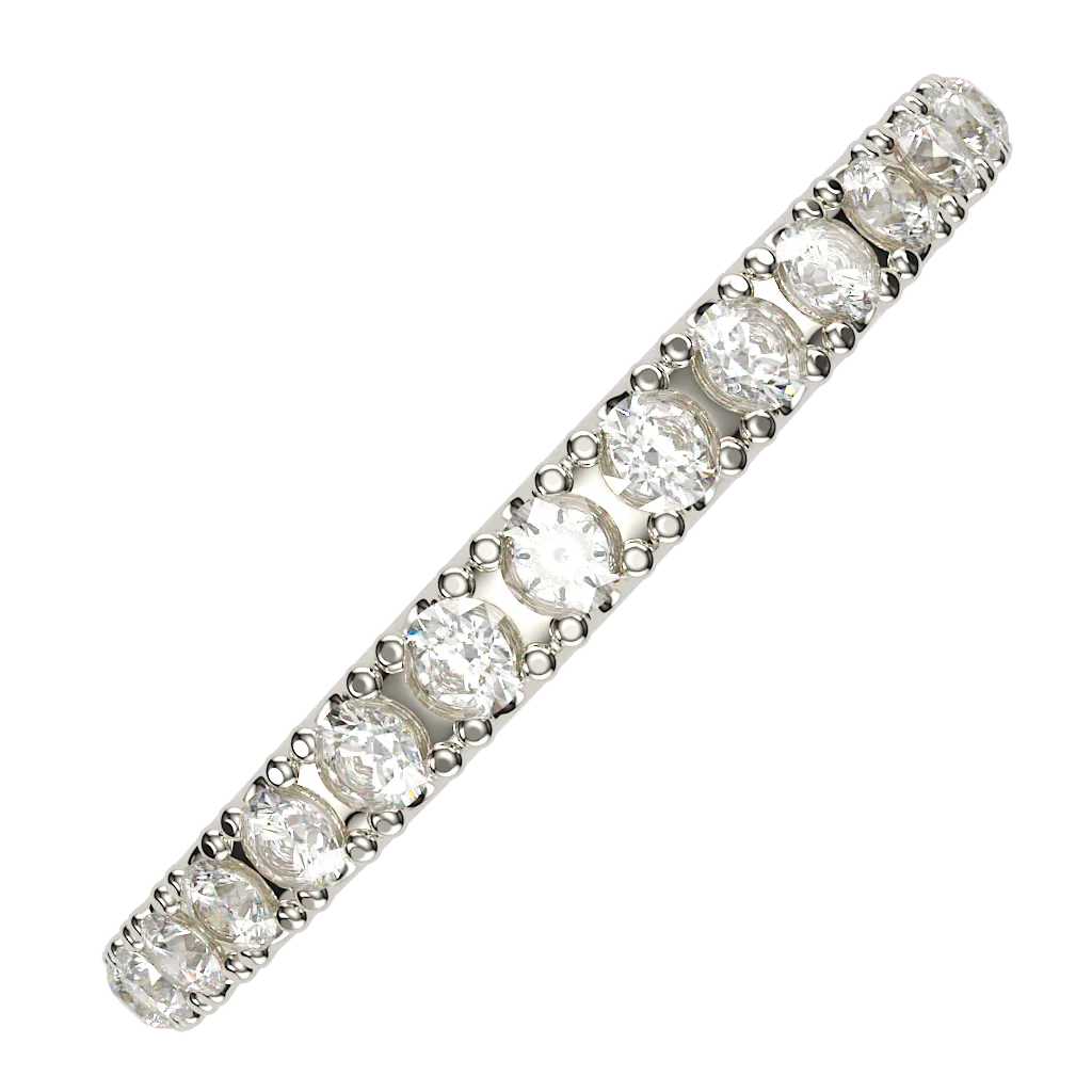 The Venusa Round Diamond Band