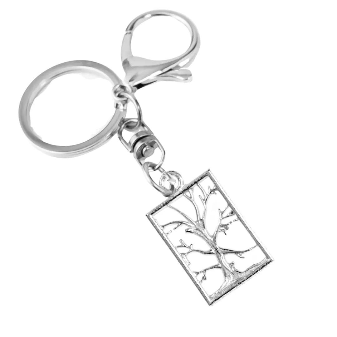 Tree of life Square with no Leaves Jewelry Gifts -Tree of life Square with no Leaves Pendant - Necklaces - Earrings - Keychain