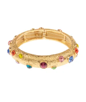 Vintage Gold/Multi stone bracelet