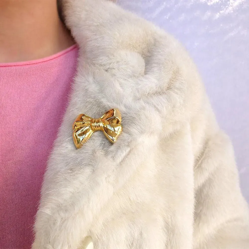 Vintage Gres Parfums Bow Brooch