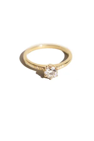 White Diamond Hazeline Solitaire